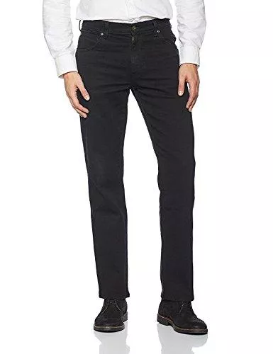 Wrangler Jeans Wrangler Herren Regular Fit Black Jeans