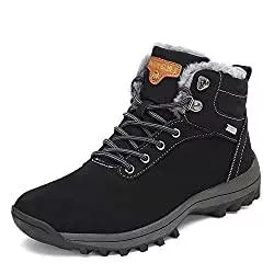 Mishansha Stiefel Mishansha Damen Herren Winterschuhe Warm Gefüttert Winterstiefel Wasserdicht Trekking Wanderschuhe Gr.36-48