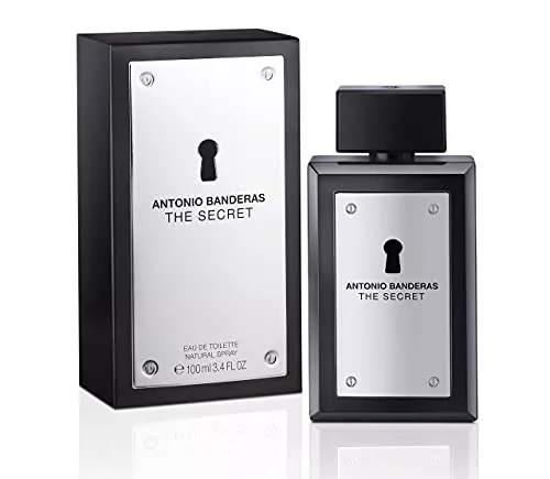 Antonio Banderas Accessoires Antonio Banderas Perfumes – The Secret – Eau de Toilette Spray für Herren, Fruchtiger Lederduft – 100 ml