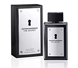 Antonio Banderas Accessoires Antonio Banderas Perfumes – The Secret – Eau de Toilette Spray für Herren, Fruchtiger Lederduft – 100 ml