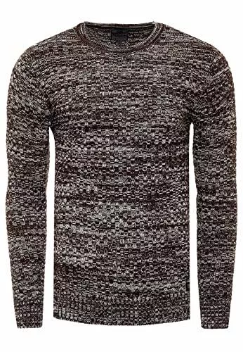 R-Neal Pullover & Strickmode Rusty Neal Pullover Herren Strick Basic Rundhals Strickpullover Langarm Casual Knitwear Streetwear 331/386/32