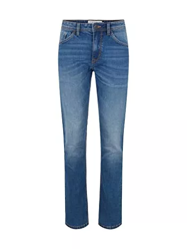 TOM TAILOR Jeans TOM TAILOR Herren Jeans 20622022 Josh Slim, 10119 - Used Mid Stone Blue Denim, 29W / 30L