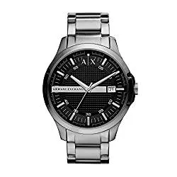 Armani Exchange Uhren Armani Exchange Herren Analog Quarz Uhr mit Edelstahl Armband