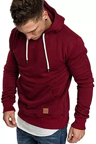 REPUBLIX Kapuzenpullover REPUBLIX Herren Basic Kapuzenpullover Sweatjacke Pullover Hoodie Sweatshirt R-0051