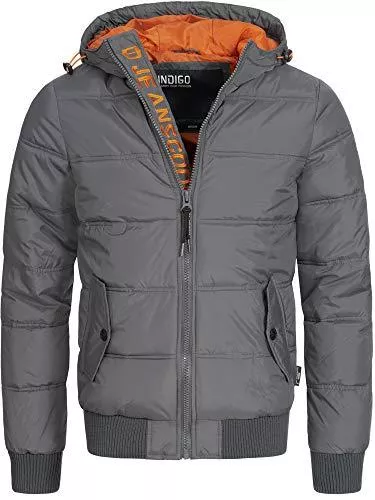 Indicode Jacken Indicode Herren Adrian ZA Steppjacke in Daunenjacken-Optik | Winterjacke Übergangsjacke