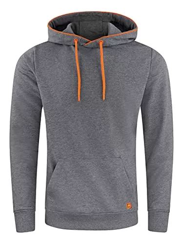 riverso Kapuzenpullover riverso Herren Kapuzenpullover RIVEnno Hoodie Sweatshirt Pullover Kapuze Kängurutaschen Regular Fit Einfarbig Baumwolle
