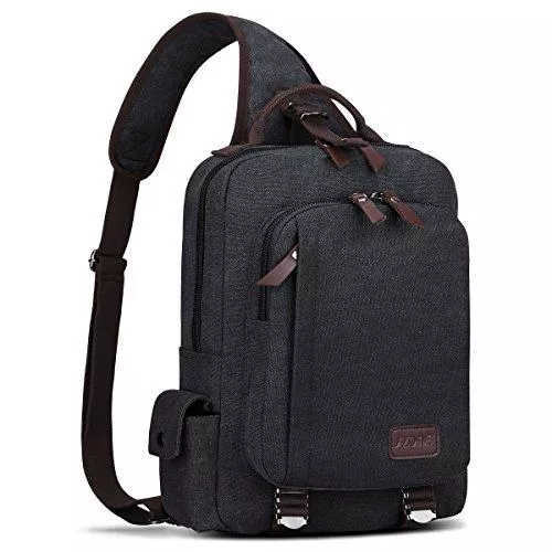S-ZONE Taschen & Rucksäcke S-ZONE Sling Rucksack Herren Brusttasche 13 Inch Crossbody Umhängetasche Schultertasche Sporttasche Bodybag Sling Bag Daypack Backpack Outdoor Wandern Radfahren Reise