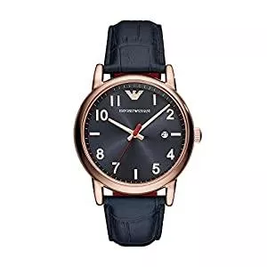 Emporio Armani Uhren Emporio Armani Herrenuhr 3-Zeiger-Werk Datum Edelstahl roségoldfarben, AR11135