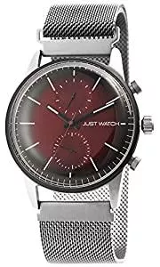 Just Watch Uhren Just Watch Mathew Herren-Uhr Edelstahl Milanaiseband Multifunktion Magnetverschluss JW20140