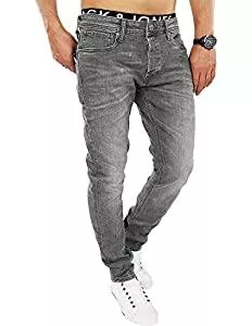 JACK & JONES Jeans JACK & JONES Herren Slim/Straight Fit Jeans Tim Original AGI 010