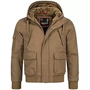 ALESSANDRO SALVARINI Jacken A. Salvarini warme Herren Designer Winter Jacke Teddyfell gefüttert Winterjacke