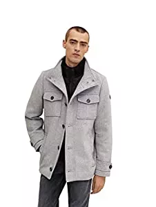 TOM TAILOR Jacken TOM TAILOR Herren Wolljacke mit Innenjacke