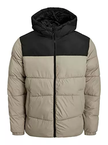JACK &amp; JONES Jacken JACK &amp; JONES Male Wattierte Jacke Kapuze Nylon