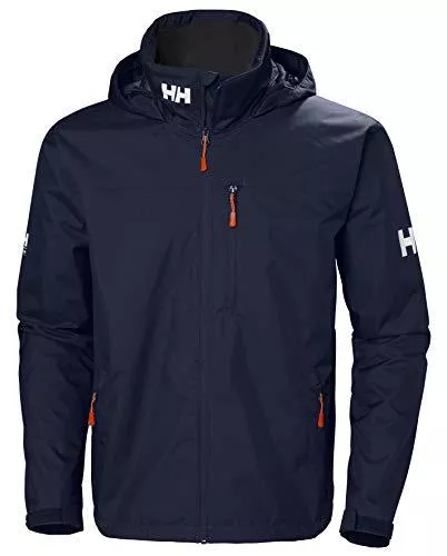 Helly Hansen Jacken Helly Hansen Herren Crew Waterproof Sailing Jacket With Hood Crew-Kapuzenjacke, wasserdicht, winddicht, atmungsaktiv
