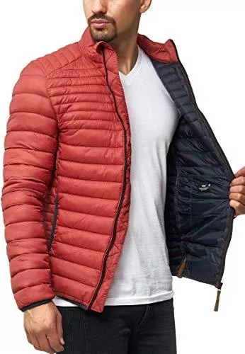 Indicode Jacken Indicode Herren Islington Steppjacke in Daunenjacken-Optik | Übergangsjacke Winterjacke