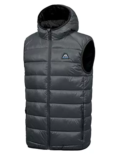 Mapamyumco Westen Mapamyumco Herren Leichte Puffer Weste Warme Ärmellose Outdoorjacke Wandern Reisen Laufen