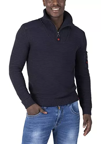 Timezone Pullover & Strickmode Timezone Herren Seamans Troyer Pullover