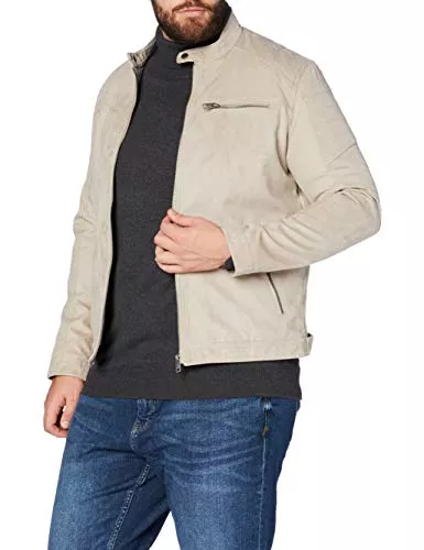 JACK & JONES Jacken JACK & JONES Male Lederjacke Faux