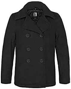 bw-online-shop Jacken bw-online-shop Navy Pea Coat Marine Colani Wintermantel Jacke