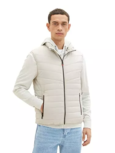 TOM TAILOR Westen TOM TAILOR Herren Lightweight Stepptweste mit Stehkragen