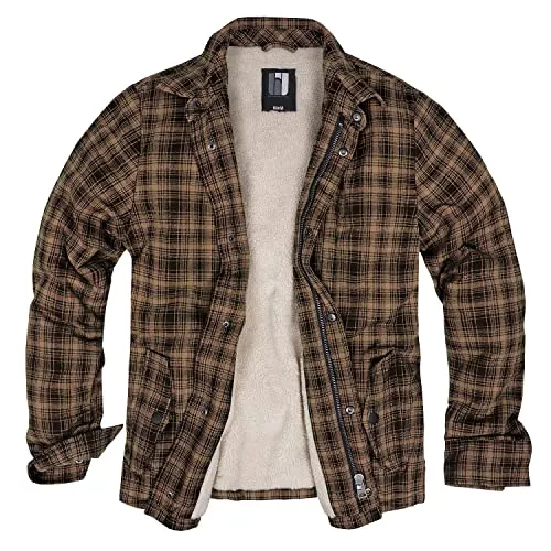 bw-online-shop Jacken bw-online-shop Classic Sherpa Jacke Holzfäller Lumber Herren Hemdjacke