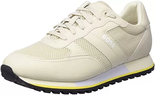 BOSS Sneaker & Sportschuhe BOSS Herren Parkour-L Runn Sneakers aus Mesh mit Logo-Detail und gummierten Akzenten Größe