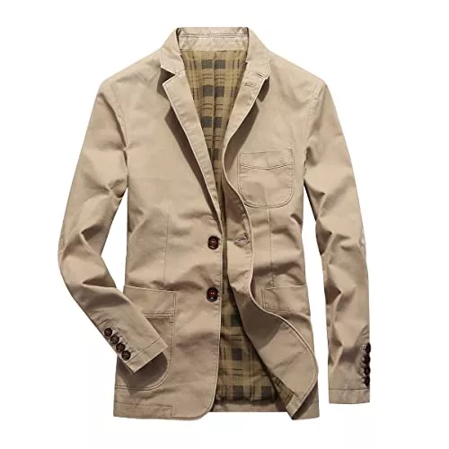 Allthemen Blazer Allthemen Sakko Herren Sportlich Slim Fit Jackett für Freizeit Blazer Sportsakko