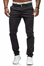 OneRedox Hosen OneRedox Herren Chino Stoffhose Chinohose Casual Slim