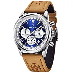 BY BENYAR Uhren BENYAR Herren Uhren Lederarmband Armbanduhr Analog Quarzuhr Uhren für Männer Mode Sport Chronograph Wasserdicht Herren Elegantes Geschenk
