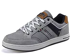 ARRIGO BELLO Sneaker & Sportschuhe ARRIGO BELLO Herren Freizeitschuhe Schuhe Sneakers Wanderschuhe Leders Laufschuhe Leichtgewicht Outdoor Gemütlich Trainers Größe 41-46