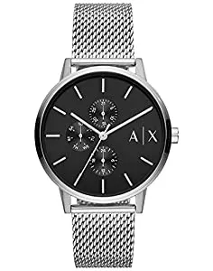 Armani Exchange Uhren Armani Exchange Herren-Multifunktionsuhr, Edelstahluhr, 42 mm Gehäusegröße