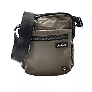 Avirex Taschen & Rucksäcke Avirex, Bomber-Kollektion, Schultertasche, mittelgroß, Crossbody Bag, für Herren, Farbe Green, grün