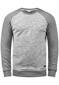 !Solid Pullover & Strickmode !Solid SDFlocker Herren Sweatshirt Pullover Flocksweat Pulli mit Rundhalsausschnitt