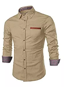 Meilicloth Hemden Meilicloth Jeanshemd Herren Cowboy-Style Langarmhemd Denim Shirt Freizeithemd männer Business Casual Western Kent-Kragen