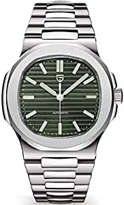 LACZ DENTON Uhren Pagani Design Herren-Automatik-Armbanduhr, Edelstahl, wasserdicht, 100 m, mechanische Armbanduhren PD1728