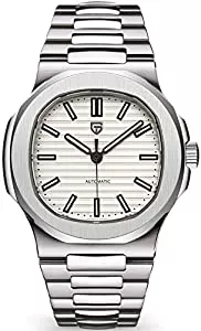 LACZ DENTON Uhren Pagani Design Herren-Automatik-Armbanduhr, Edelstahl, wasserdicht, 100 m, mechanische Armbanduhren PD1728
