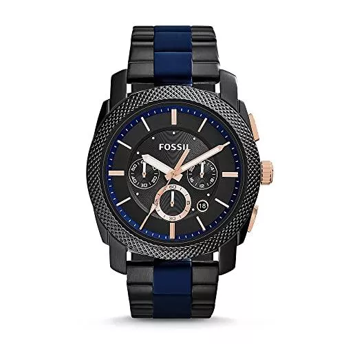 FOSSIL Uhren FOSSIL Herrenuhrenmaschine, Quarz-Chronographenwerk, Edelstahlarmband