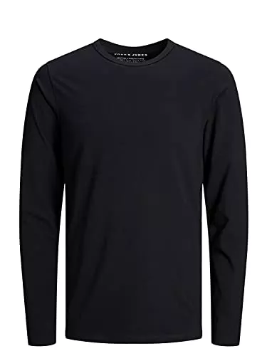 JACK &amp; JONES Langarmshirts JACK &amp; JONES Male T-Shirt Langarm-Basic-