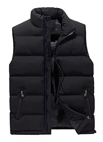 ASKSA Westen ASKSA Herren ärmellos Weste Steppweste Stehkragen Daunenweste Bodywarmer Outdoor Slim-fit Westen