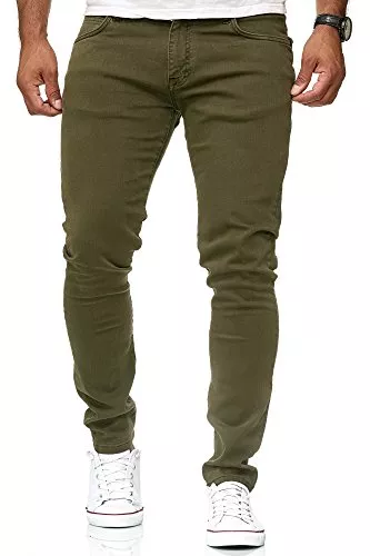 Redbridge Hosen Red Bridge Herren Jeans Hose Slim-Fit Röhrenjeans Denim Colored
