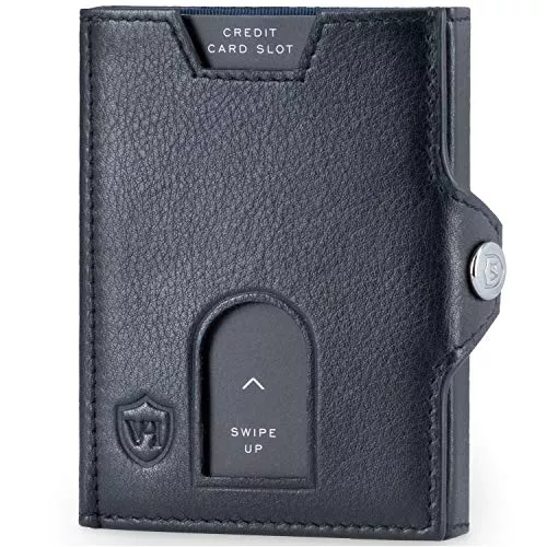 VON HEESEN Taschen & Rucksäcke VON HEESEN® Slim Wallet mit RFID-Schutz - Mini Geldbörse Herren &amp; Damen klein - Kreditkartenetui Kartenetui - Geldbeutel Portmonee Portemonnaie klein