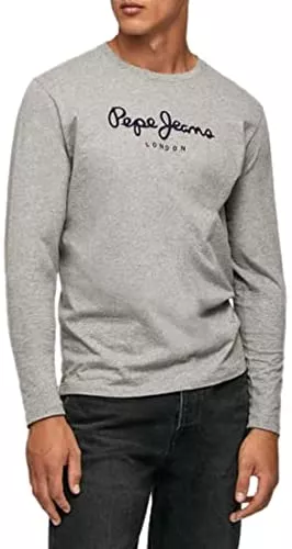 Pepe Jeans Langarmshirts Pepe Jeans Herren Eggo Long N T-Shirt