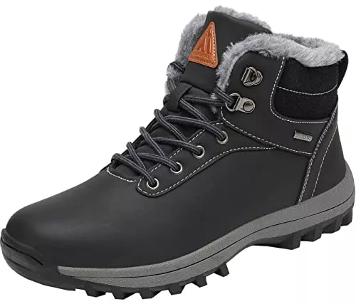 Mishansha Stiefel Mishansha Unisex Winterschuhe Winterstiefel mit Warm Gefüttert
