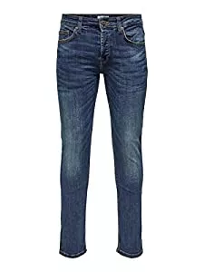 ONLY & SONS Jeans ONLY & SONS Male Regular fit Jeans ONSWeft med Blue
