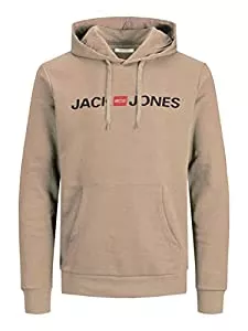 JACK & JONES Kapuzenpullover JACK & JONES Male Hoodie Logo