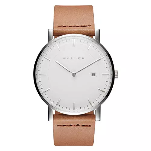 MELLER Uhren MELLER Unisex Erwachsene Analog Quarz Uhr mit Leder Armband 1B-1CAMEL1