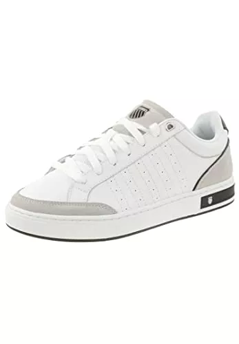 K-Swiss Sneaker & Sportschuhe K-Swiss Court Block Herren Sneaker Sportschuh 07411-171-M Weiß/Grau