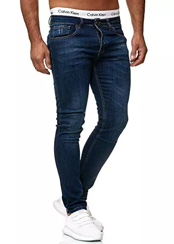 OneRedox Jeans OneRedox Designer Herren Jeans Hose Slim Fit Jeanshose Basic Stretch