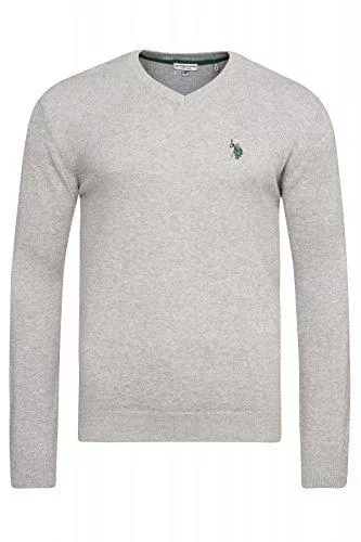 U.S. POLO ASSN. Pullover & Strickmode U.S. Polo Assn. Herren Pullover mit V-Ausschnitt – Eleganter Langarm Strickpullover – Pulli für Herbst/Winter/Frühling – Für Freizeit Business