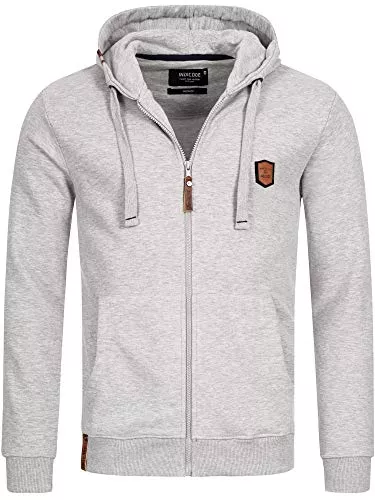 Indicode Kapuzenpullover Indicode Herren Braidwood Kapuzensweatjacke | Hoodie Kapuzenpullover Pullover für Männer